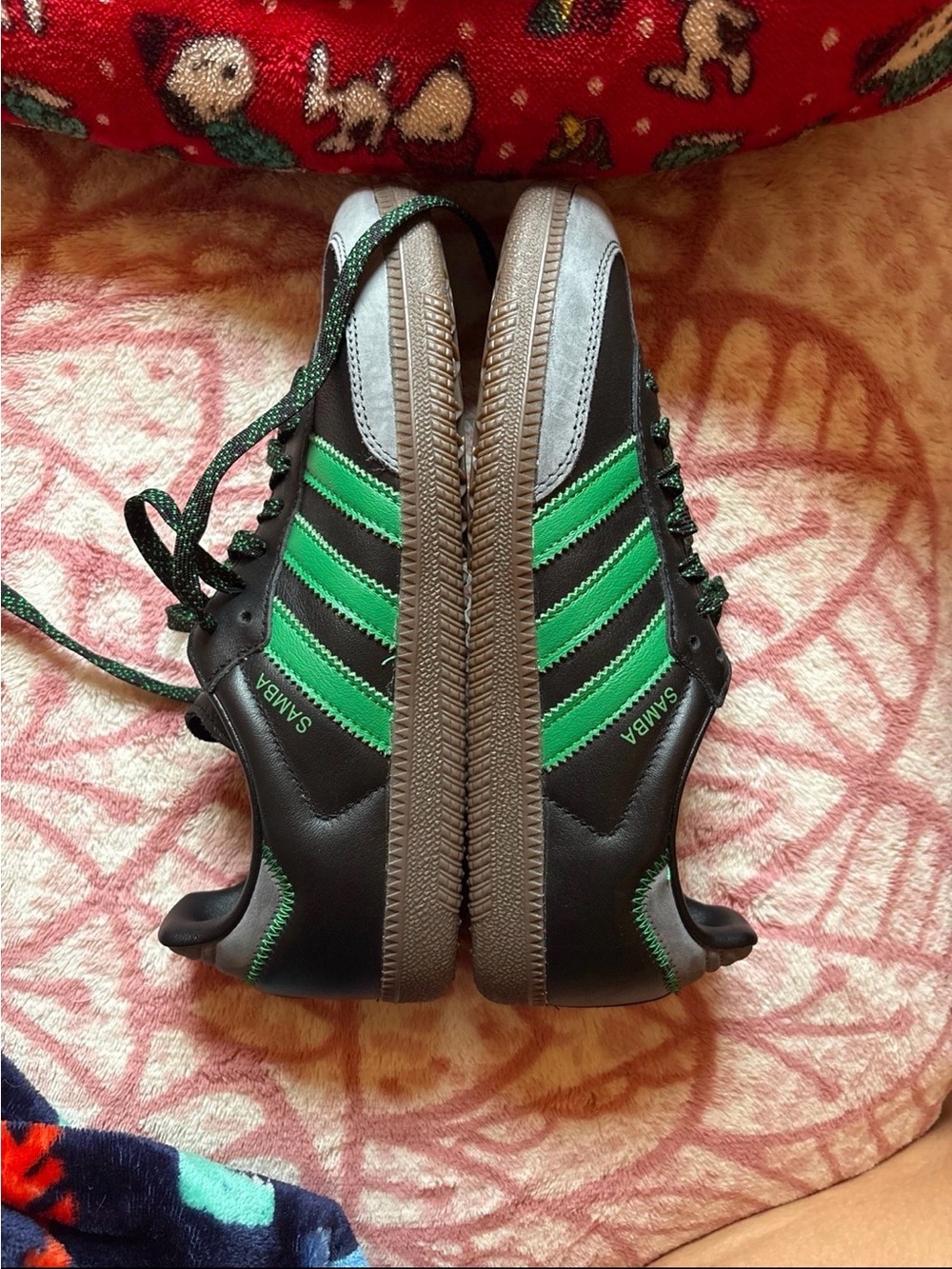 adidas samba black and green